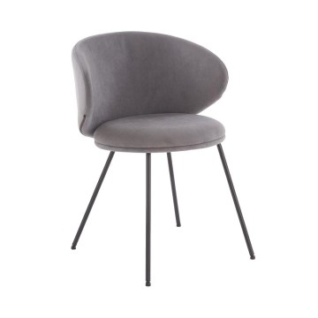 ORBIS dining chair, 1 pc, gray