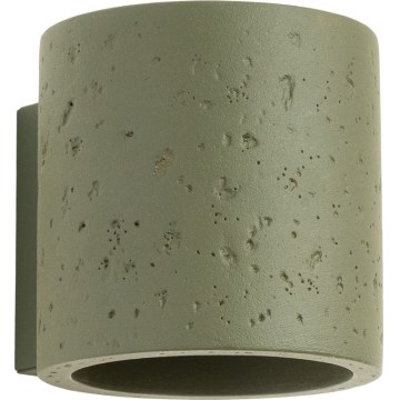 ORBIS Wall-Mounted Spotlight 1xG9/8W/230V Concrete/Green