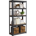 ORDIFY Brown/Black Shelving Unit