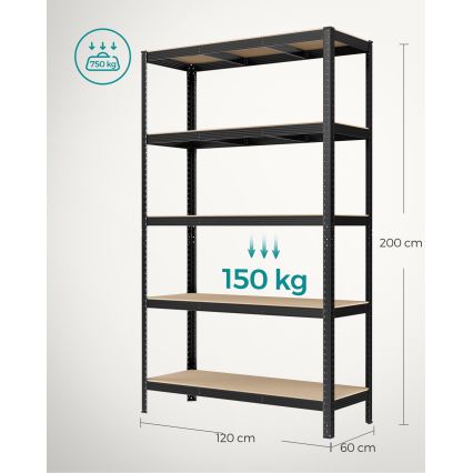ORDIFY Shelf, Black