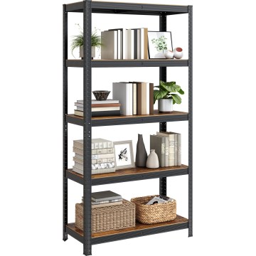 ORDIFY Shelving Unit - Brown/Black