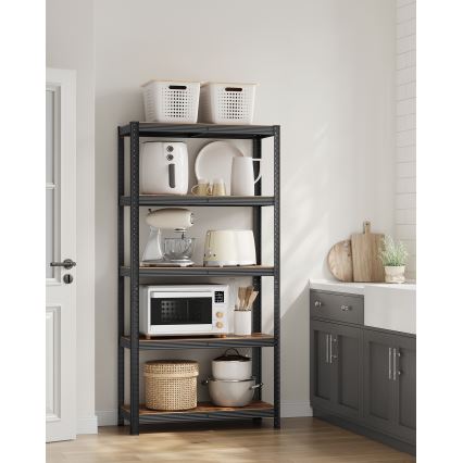 ORDIFY Shelving Unit - Brown/Black