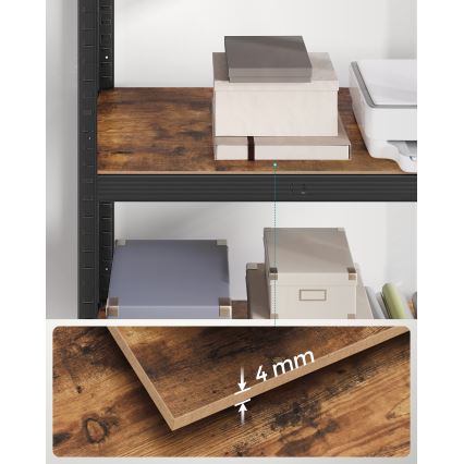 ORDIFY Shelving Unit - Brown/Black