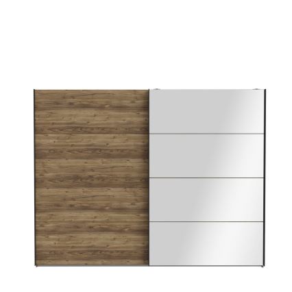 OREN Wardrobe with Mirror, 270x210 cm, Artisan Oak