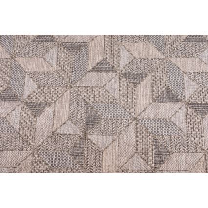 ORIA Outdoor Rug 120 x 170 cm – Grey/Beige