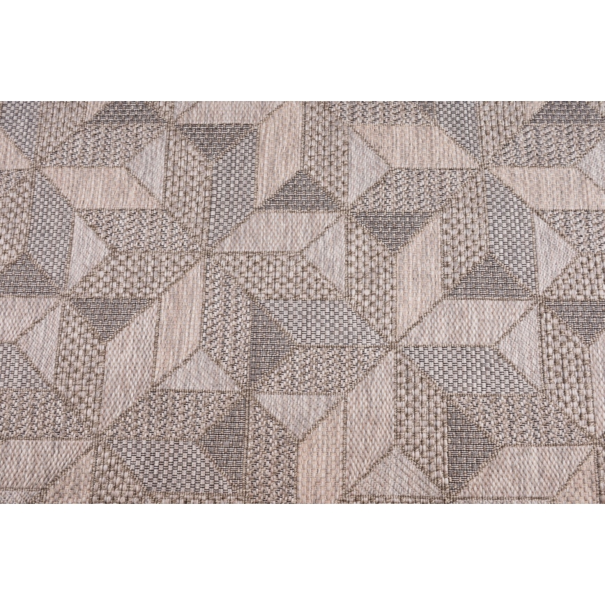 ORIA Outdoor Rug 120 x 170 cm – Grey/Beige