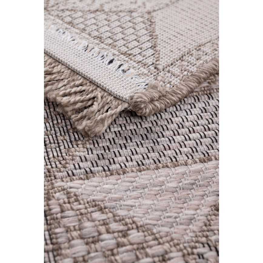 ORIA Outdoor Rug 160x220 cm Grey/Beige