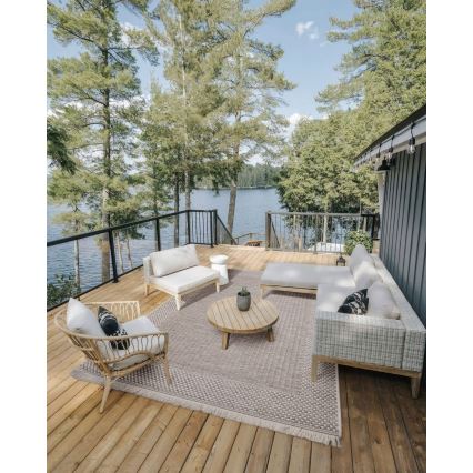 ORIA Outdoor Rug 70x140 cm Beige