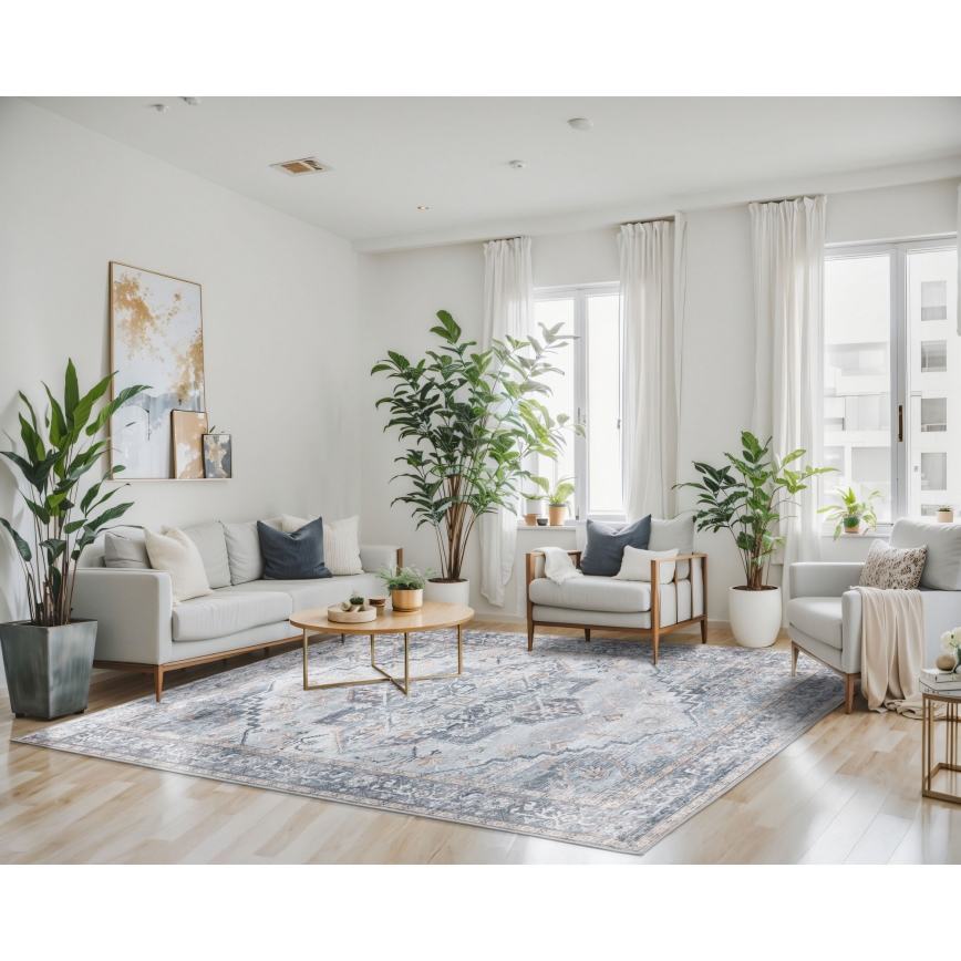 Oriental rug DOVE-VINTAGE 160x220 cm 2600 g/m2 grey