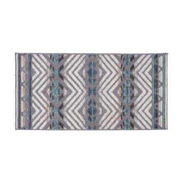 Oriental rug NEPAL 160x230 cm blue/grey/cream