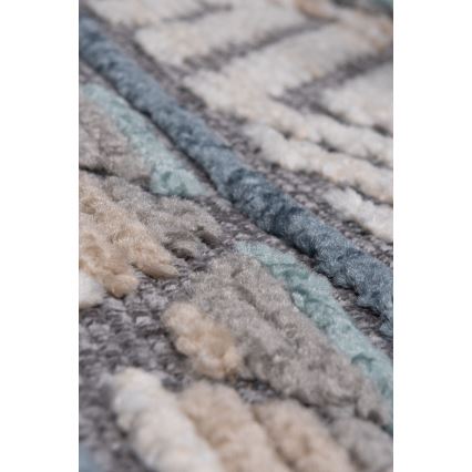 Oriental rug NEPAL 160x230 cm blue/grey/cream
