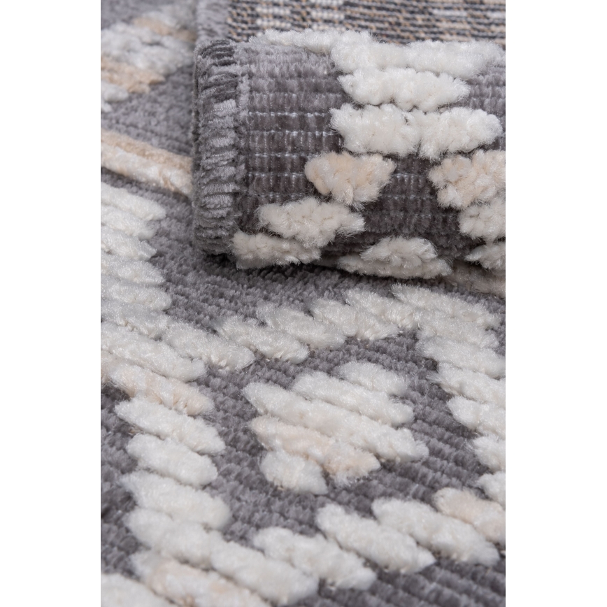 Oriental rug NEPAL 80x153 cm gray