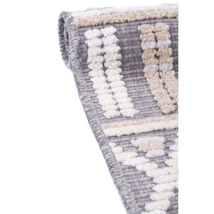 Oriental rug NEPAL 80x153 cm gray