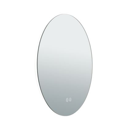 LED Bathroom heated wall mirror with a backlight FOCUS LED/18W/230V 3000/4200/6000K d. 45 cm IP44