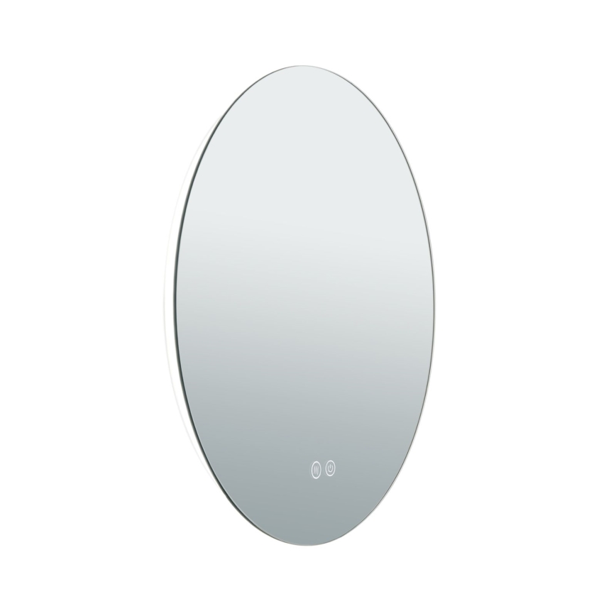 LED Bathroom heated wall mirror with a backlight FOCUS LED/18W/230V 3000/4200/6000K d. 45 cm IP44