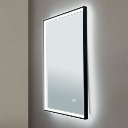 LED Bathroom heated wall mirror with a backlight FRAME LED/48W/230V 3000/4000/6000K 60x45 cm IP44