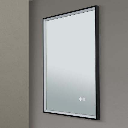 LED Bathroom heated wall mirror with a backlight FRAME LED/48W/230V 3000/4000/6000K 60x45 cm IP44