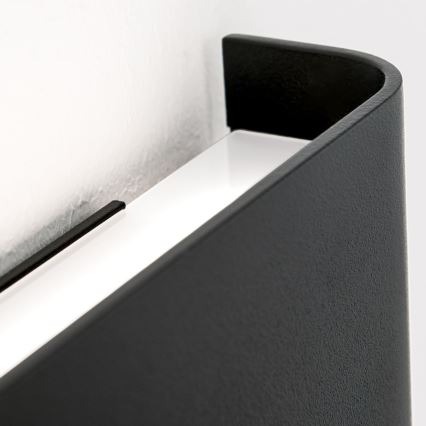 LED Wall Light ACCENT LED/14W/230V Black