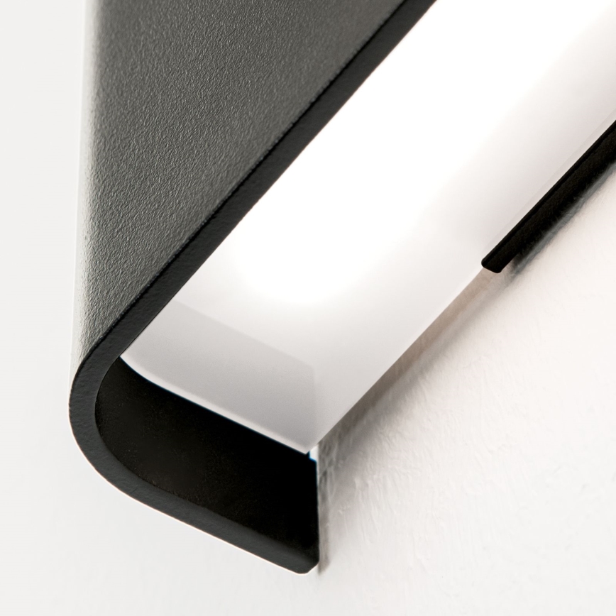 LED Wall Light ACCENT LED/14W/230V Black