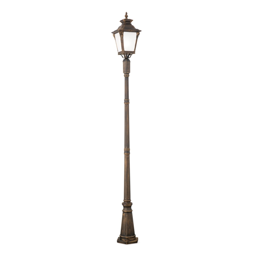 AIKO Outdoor Lamp 1xE27/60W/230V 240 cm IP23 Bronze/Patina