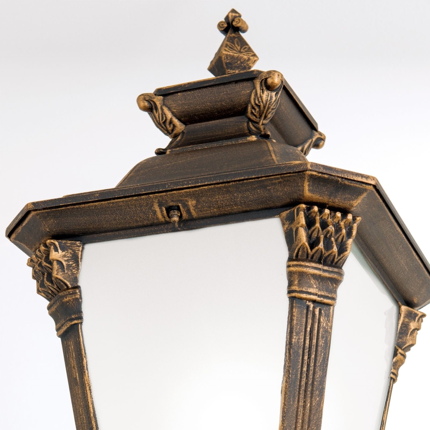 AIKO Outdoor Lamp 1xE27/60W/230V 240 cm IP23 Bronze/Patina