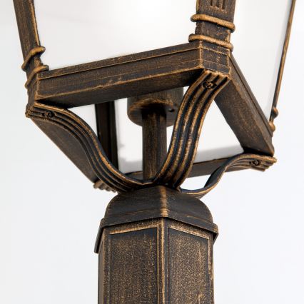 AIKO Outdoor Lamp 1xE27/60W/230V 240 cm IP23 Bronze/Patina