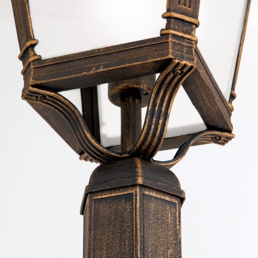 AIKO Outdoor Lamp 1xE27/60W/230V 240 cm IP23 Bronze/Patina