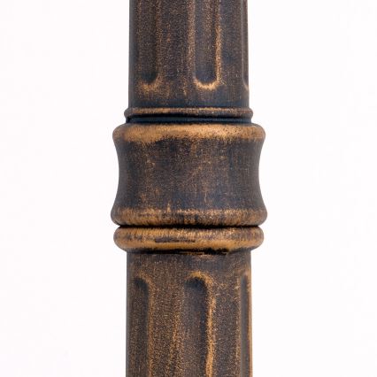 AIKO Outdoor Lamp 1xE27/60W/230V 240 cm IP23 Bronze/Patina