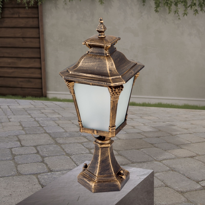 AIKO Outdoor Lamp 1xE27/60W/230V 59 cm IP23 Bronze/Patina