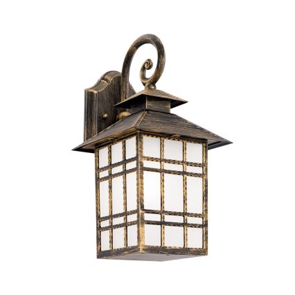 Outdoor wall lamp KIKO 1xE27/11W/230V IP44 bronze/patina