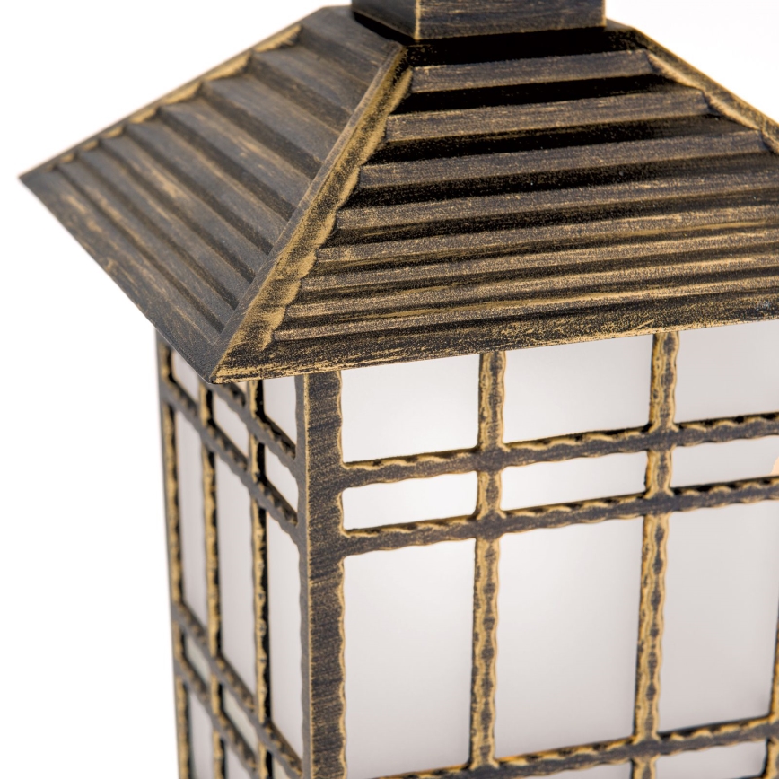 Outdoor pendant light KIKO 1xE27/11W/230V IP44 bronze/patina