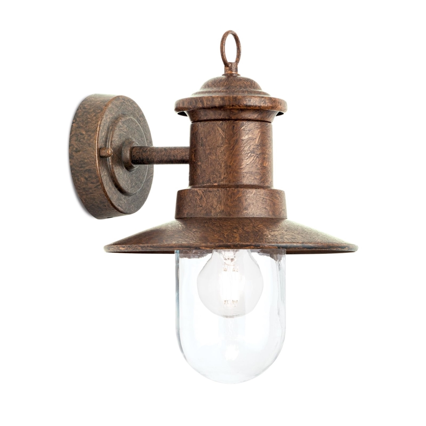 Outdoor wall lamp LEONIE 1xE27/60W/230V IP44 bronze