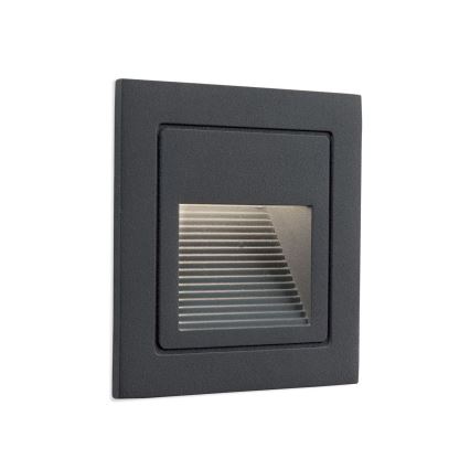 LED Built-in light LORO LED/2W/230V IP65 anthracite