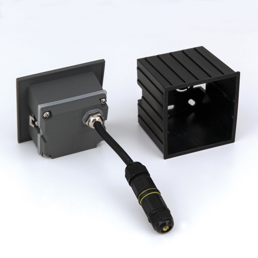 LED Built-in light LORO LED/2W/230V IP65 anthracite