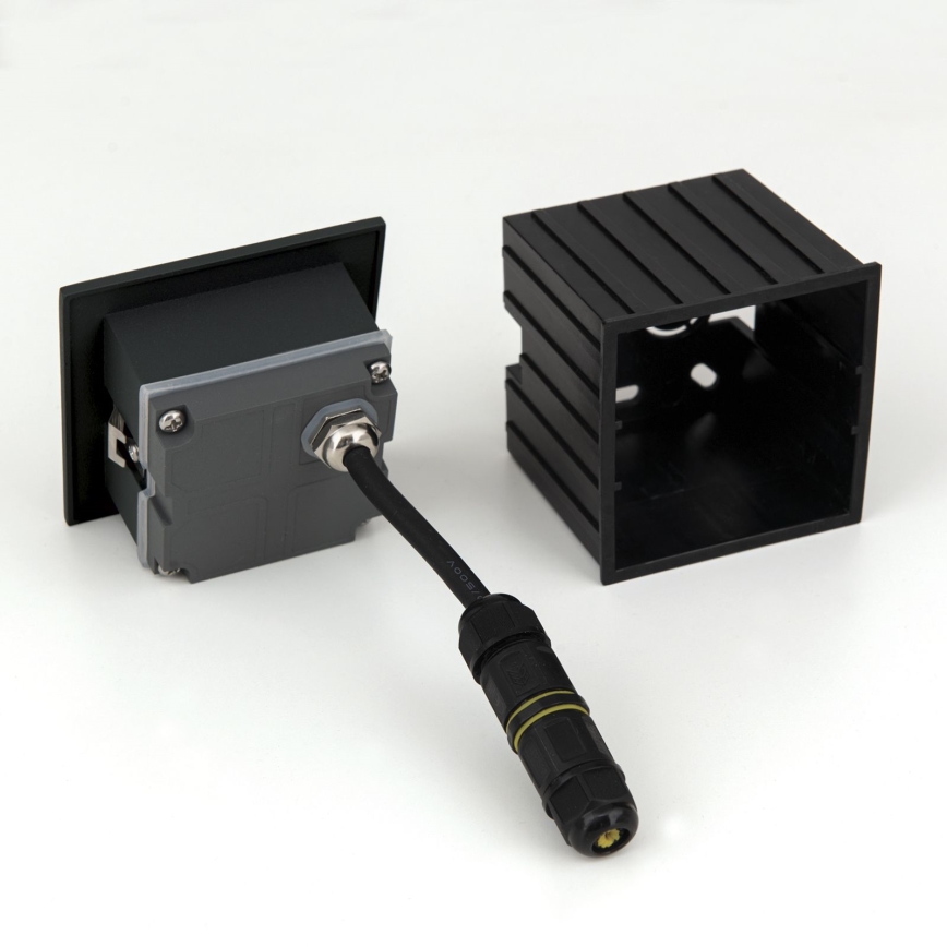 LED Built-in light LORO LED/2W/230V IP65 black