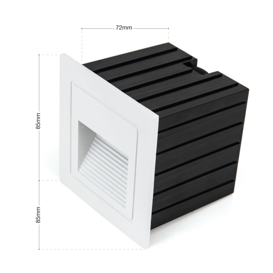 LED Built-in light LORO LED/2W/230V IP65 white