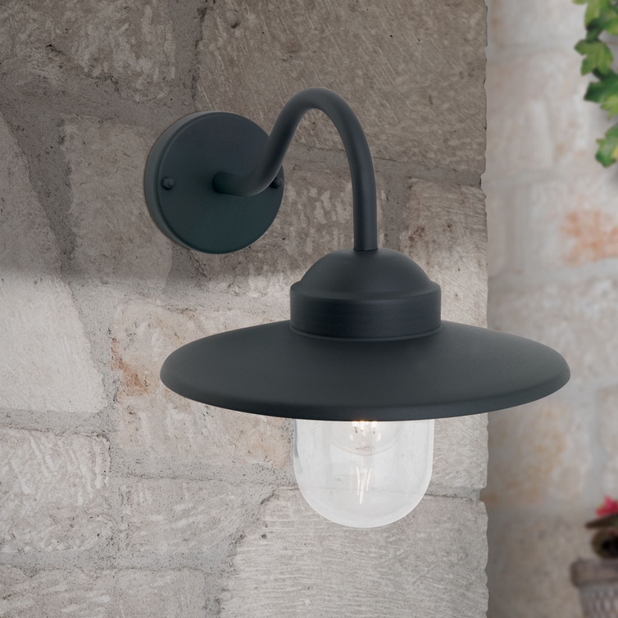 Outdoor wall lamp EDWARD 1xE27/60W/230V IP44 black