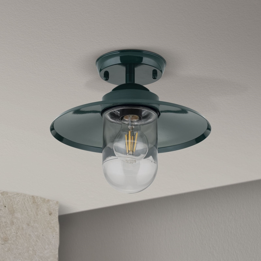 Outdoor surface-mounted chandelier EDWARD 1xE27/60W/230V IP44 green