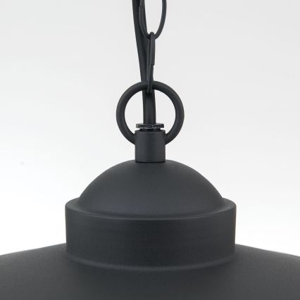 Outdoor pendant light EDWARD 1xE27/60W/230V IP44 black