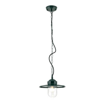Outdoor pendant light EDWARD 1xE27/60W/230V IP44 green