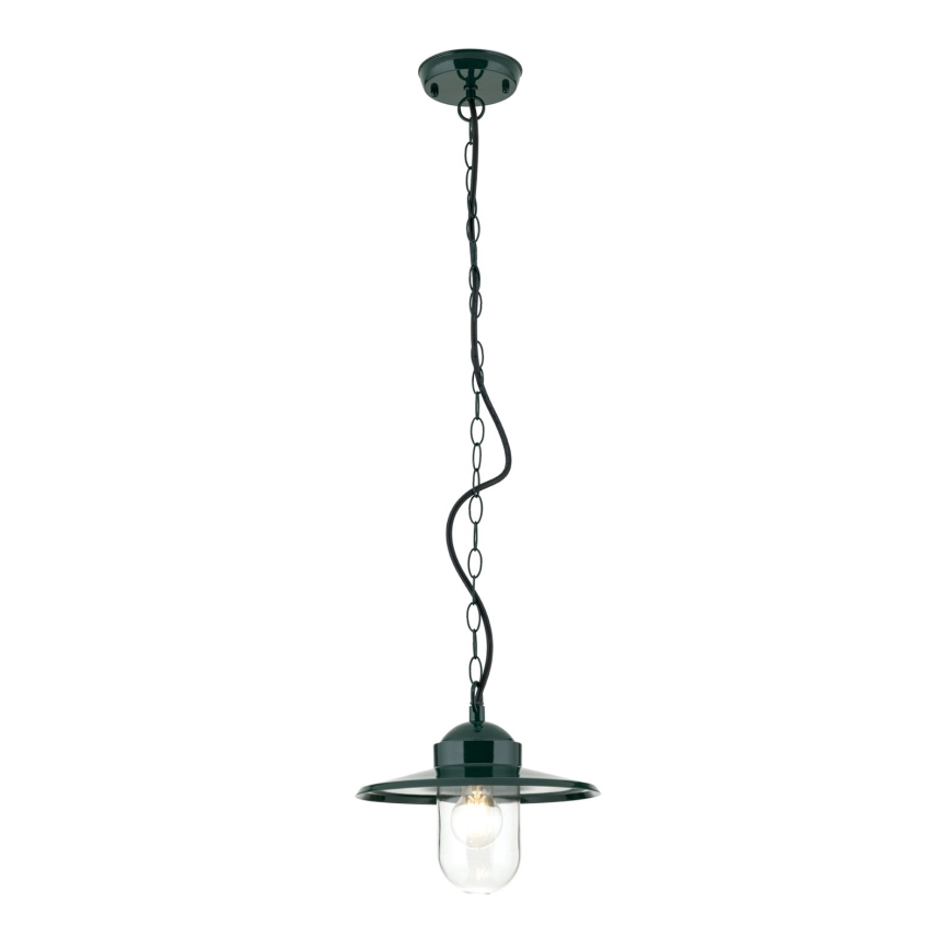 Outdoor pendant light EDWARD 1xE27/60W/230V IP44 green