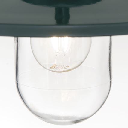Outdoor pendant light EDWARD 1xE27/60W/230V IP44 green