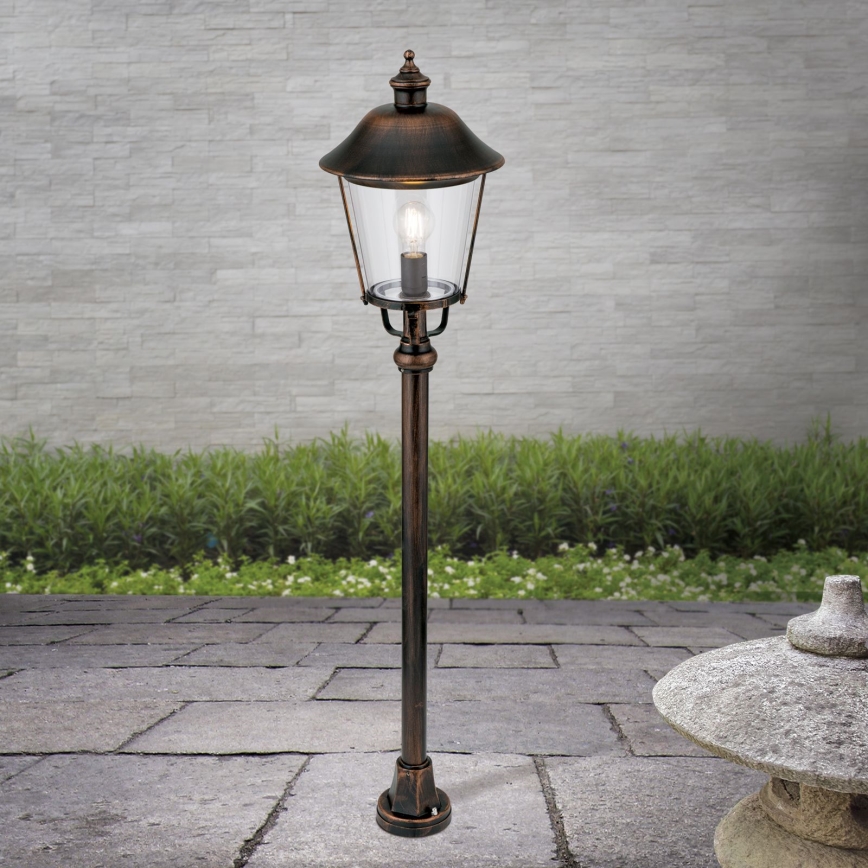 Outdoor lamp KENZO 1xE27/100W/230V IP44 bronze/patina