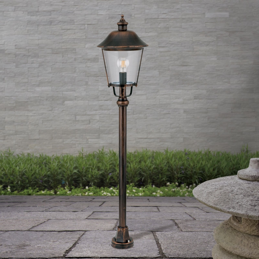 Outdoor lamp KENZO 1xE27/100W/230V IP44 bronze/patina