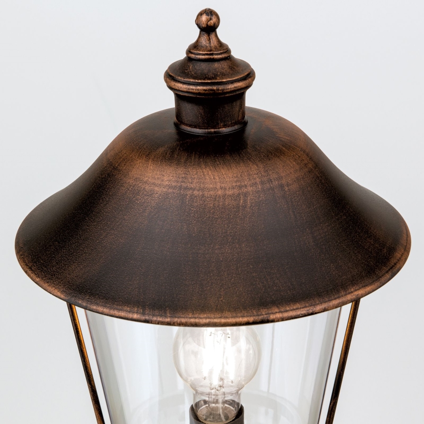 Outdoor lamp KENZO 1xE27/100W/230V IP44 bronze/patina