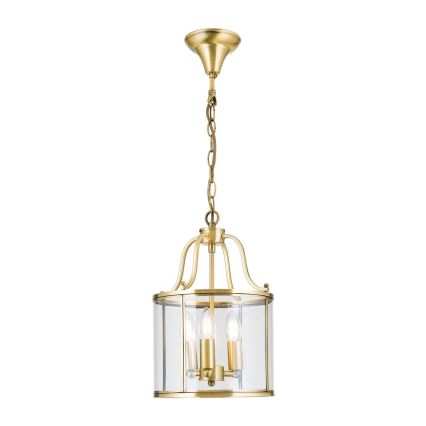 BRUNO chain-hung chandelier 3xE14/40W/230V, Ø25 cm, Gold