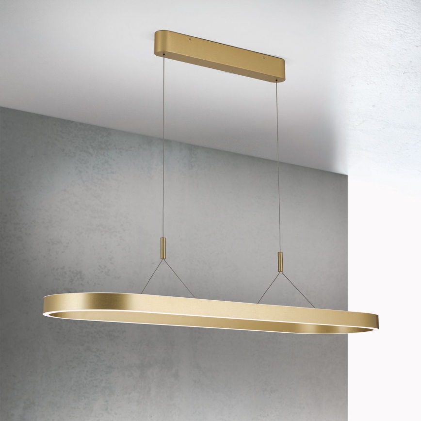 CARRARA Cable-Suspended LED Chandelier LED/80W/230V 2700/3000/4000K Gold
