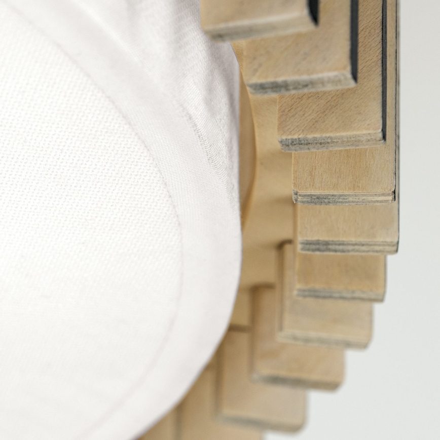 TARTA Ceiling Light 3xE27/40W/230V Ø 40 cm Beige