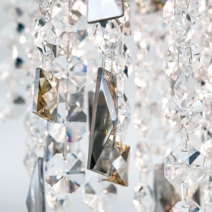 Crystal ceiling light CRYSTALRIVER 21xG9/40W/230V shiny chrome