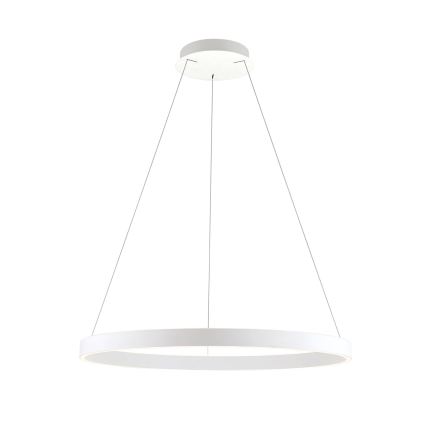 Dimmable LED cable-suspended pendant light KOLK LED/80W/230V 2700/3000/4000K Ø 80 cm white